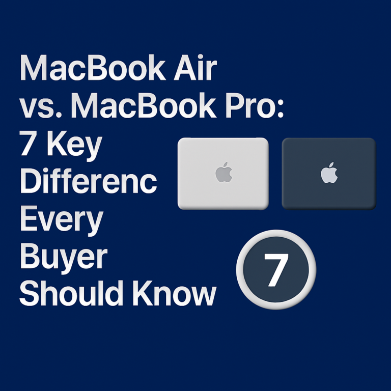 MacBook Air vs. MacBook Pro: 7 Key Differences Every Buyer Should Know