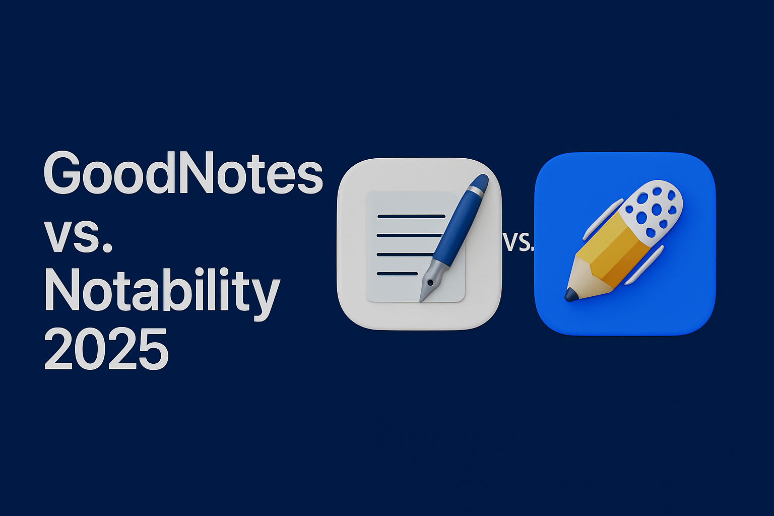 GoodNotes vs Notability 2025: Which iPad Note-Taking App Is Worth It?