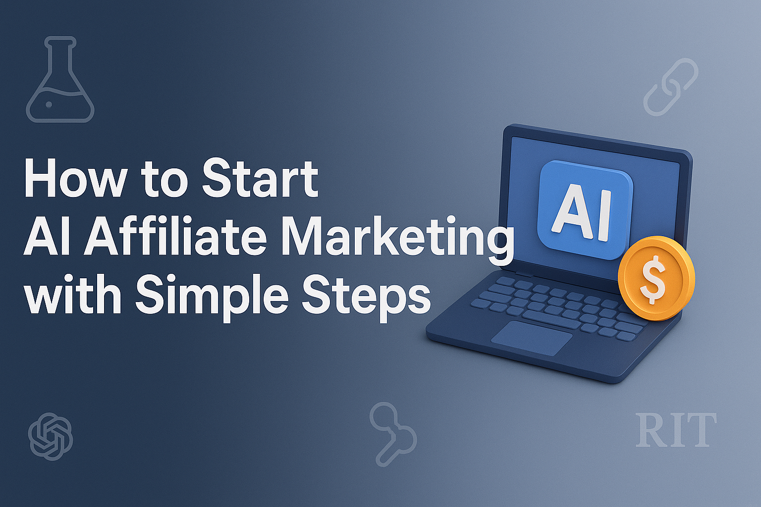 An image about a blog that teaches how to Start AI Affiliate Marketing with Simple Steps