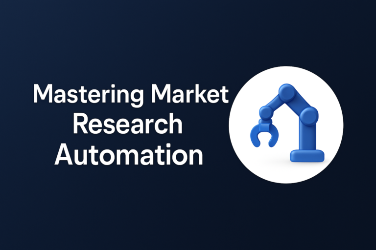 Mastering Market Research with AI