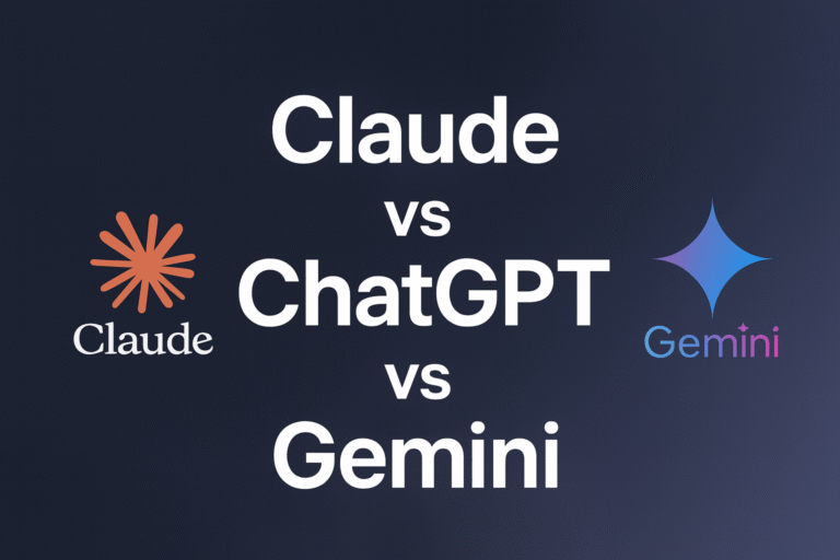 Claude vs ChatGPT vs Gemini: