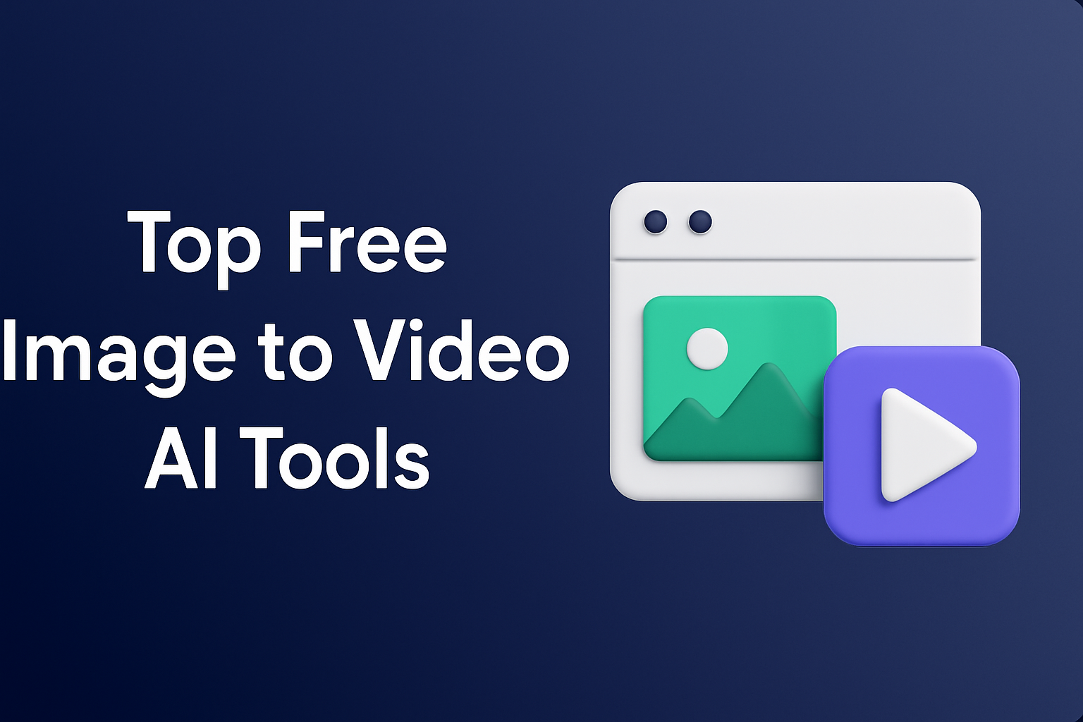 free image to video AI tools