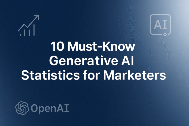 9 Must-Know Generative AI Statistics for Marketers