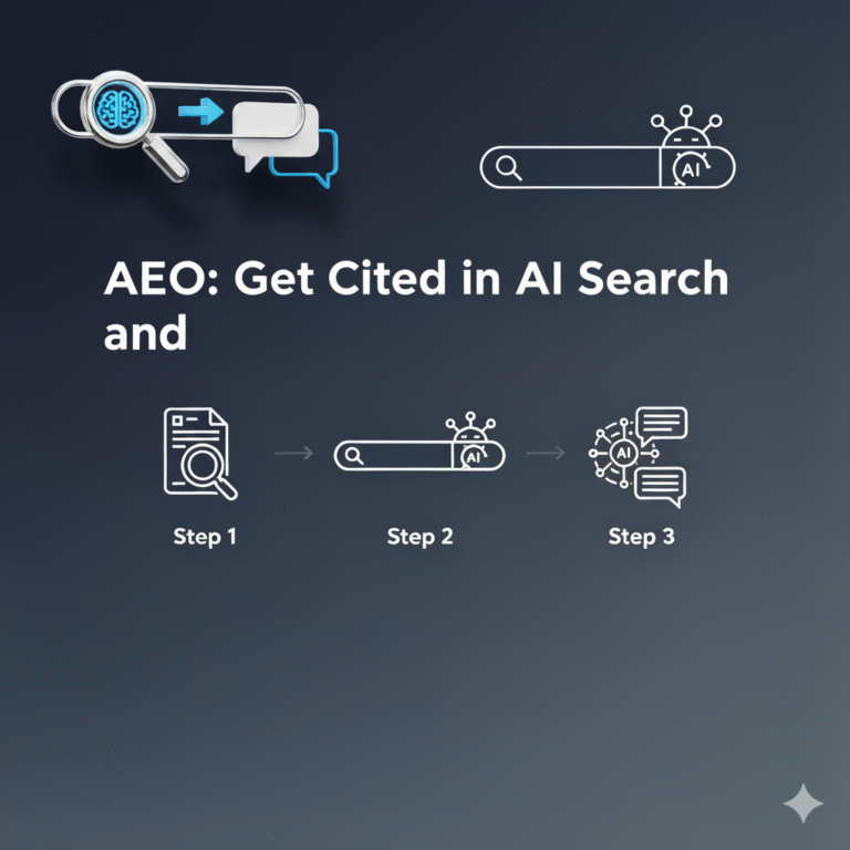 AEO Step-by-Step: Get Cited in AI Overviews and Chatbots
