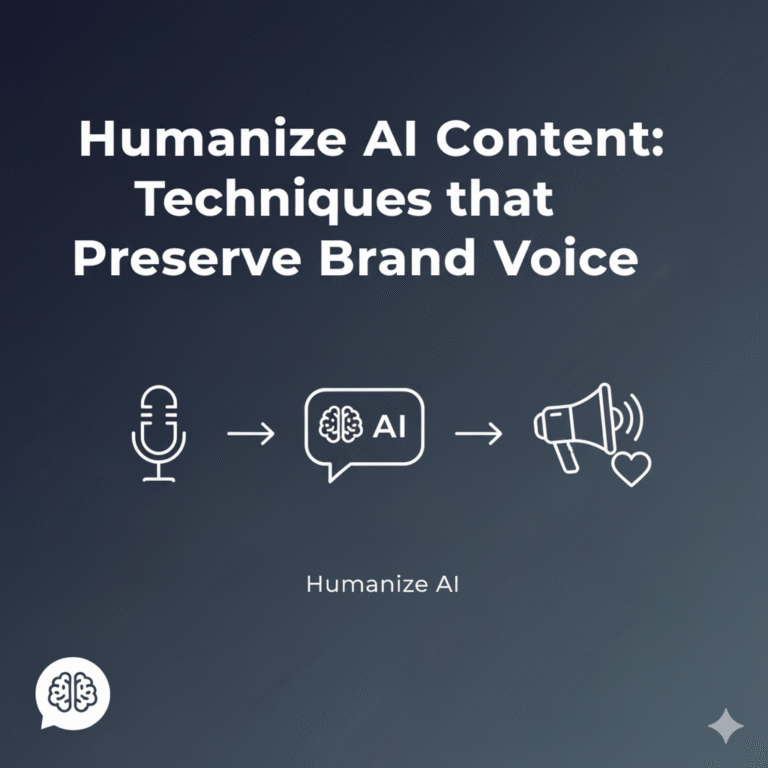Humanize AI Content: Techniques that Preserve Brand Voice