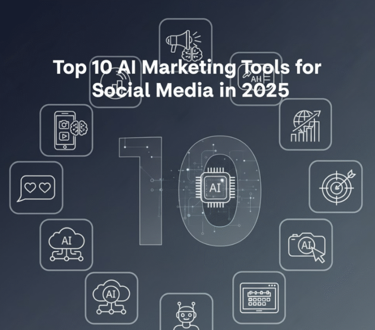 Top 10 AI Marketing Tools for Social Media in 2025