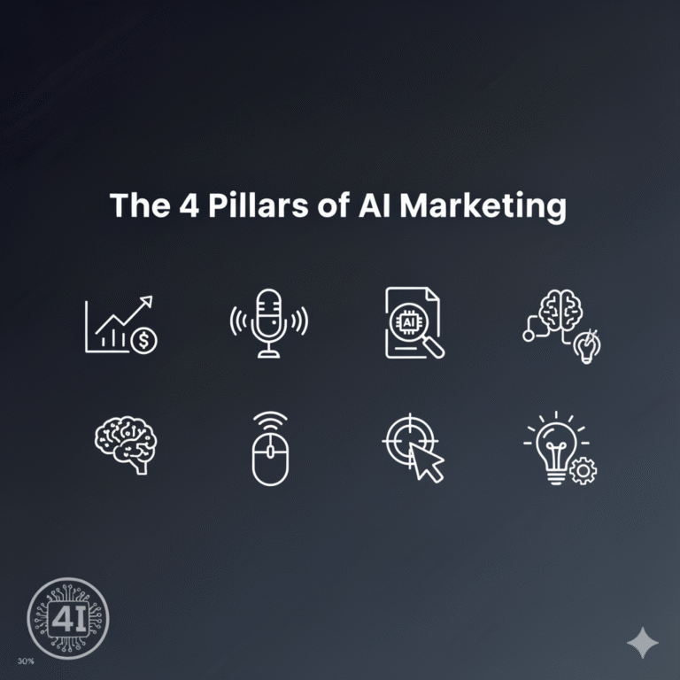 The 4 Pillars of AI Marketing