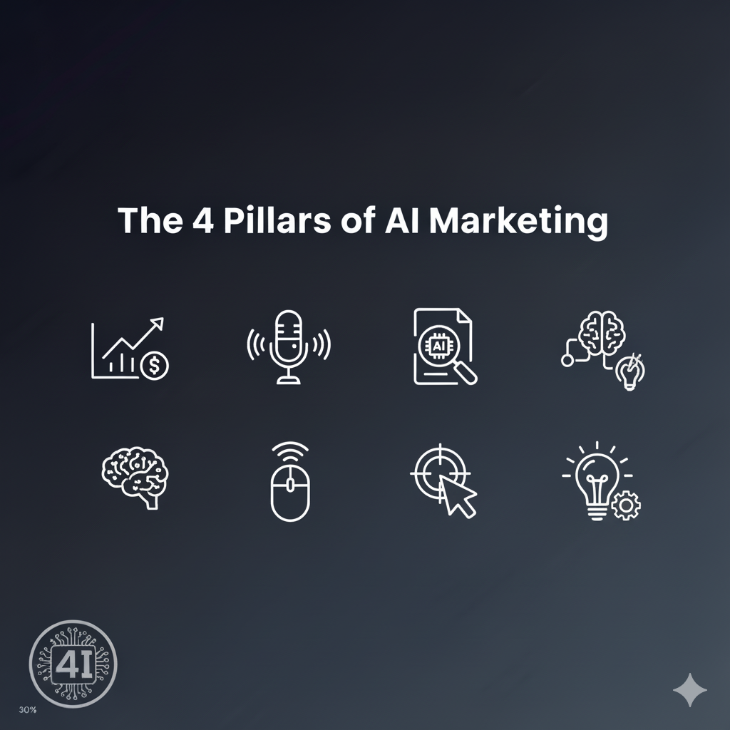 The 4 Pillars of AI Marketing