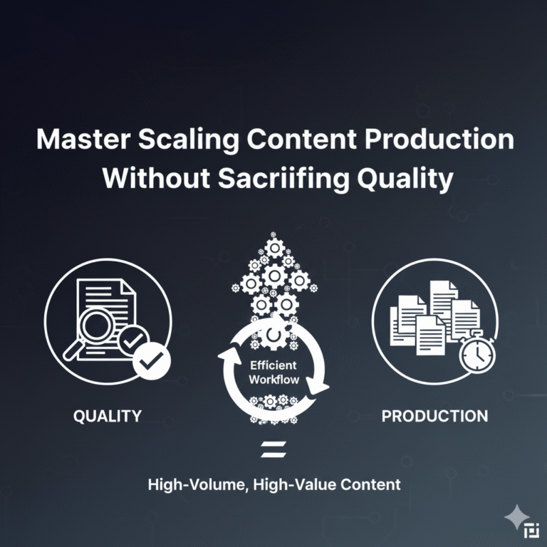 Master Scaling Content Production Without Sacrificing Quality: 7 Actionable Methods